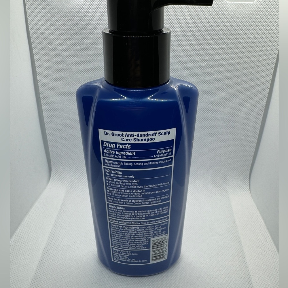 AVON Dr. Groot Anti-Dandruff Scalp Care Shampoo BRAND NEW & SEALED - Picture 3 of 3